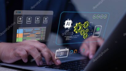 Serratura digitale a simbolo di sicurezza dei documenti